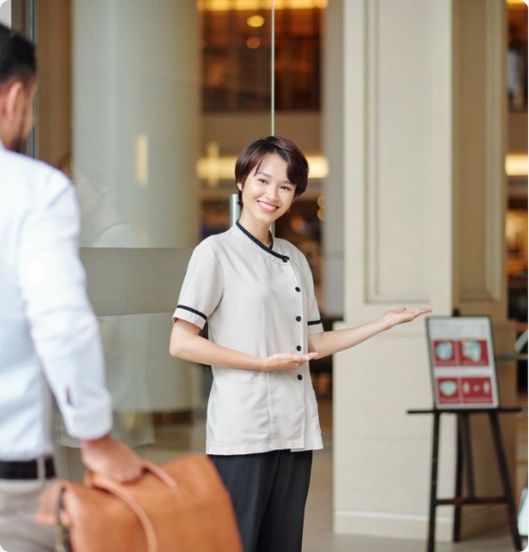 Không gian đón khách tại mặt bằng thương mại (ảnh minh hoạ)